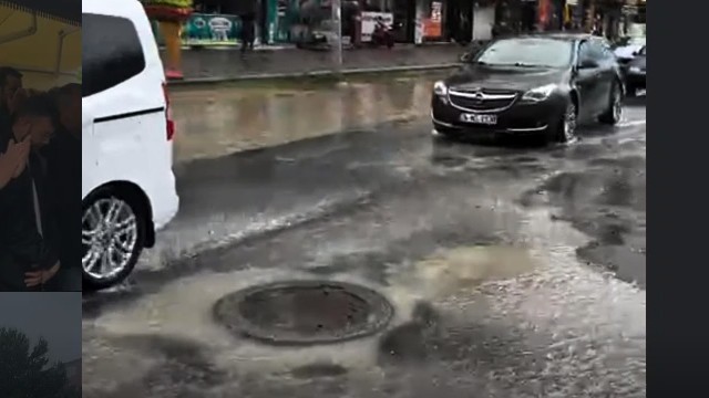 Çerkezköy’de Sağanak Alarmı! Otogar ve Sanayi Yolu Göle Döndü: “TESKİ Nerede?”