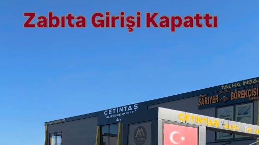 ÇERKEZKÖY KAPALI PAZAR YERİ GİRİŞİNDEKİ TAG YİNE KIRILDI