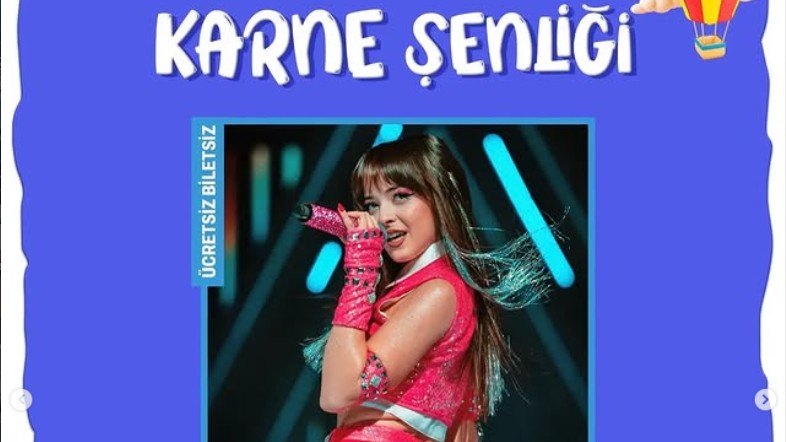 Çerkezköy Belediyesinden Karne Şenliği Etkinliği