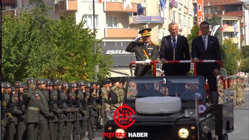 30 ağustos tören ile kutlandı