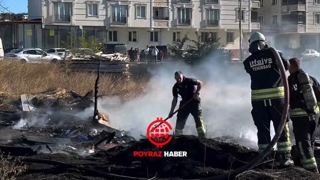 Fatih Mahallesi 'de yangın